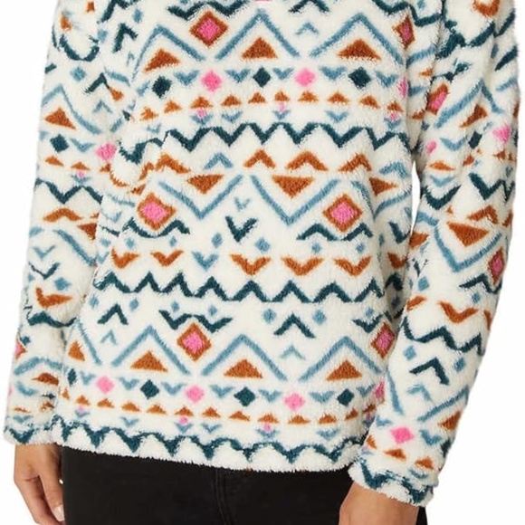 Eddie Bauer Womens Midweight Plush Quarter Zip Fleece Pullover - Picture 3 of 10